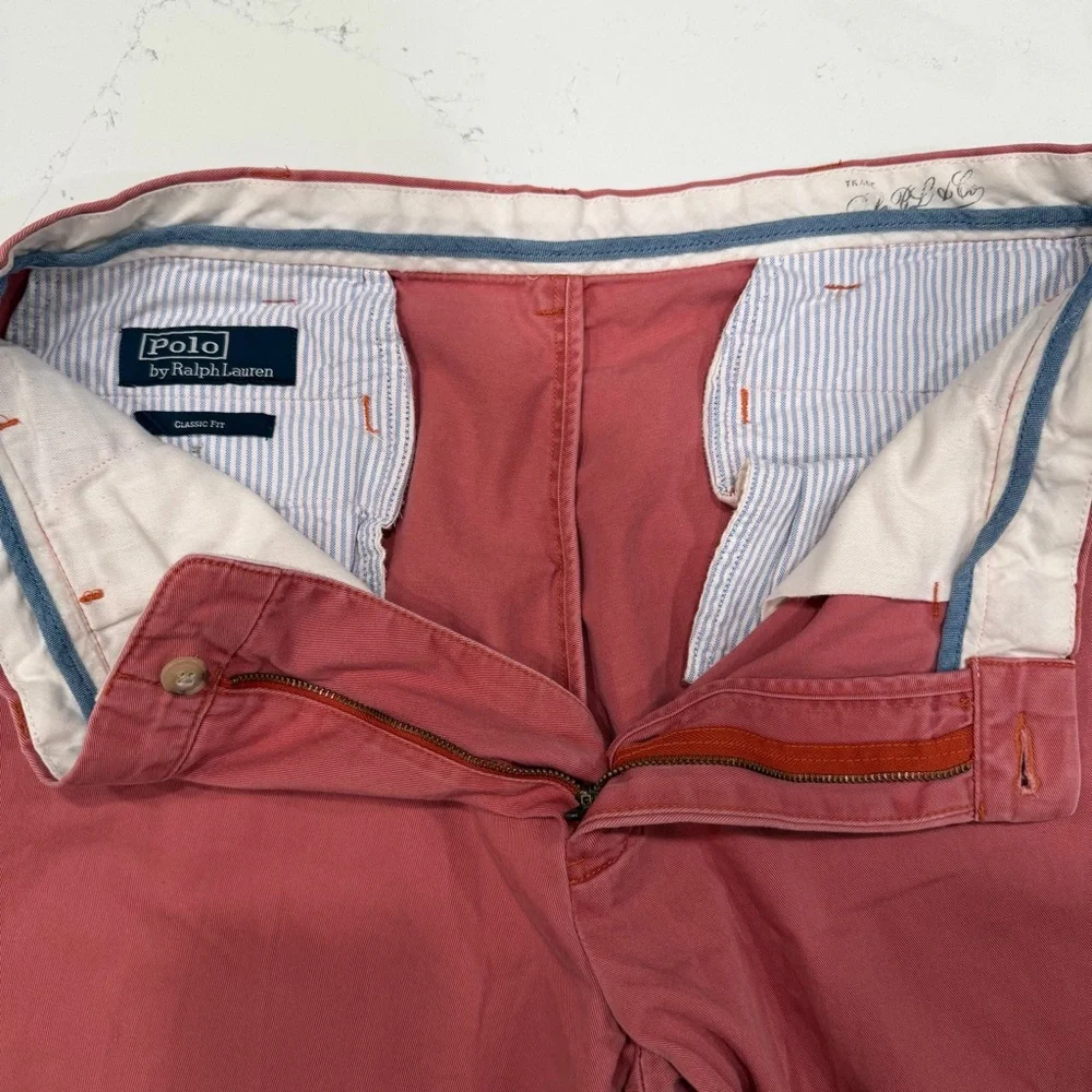 Polo by Ralph Lauren Men’s Pink Chino Pants 36x34